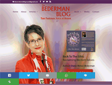 Tablet Screenshot of dianebederman.com